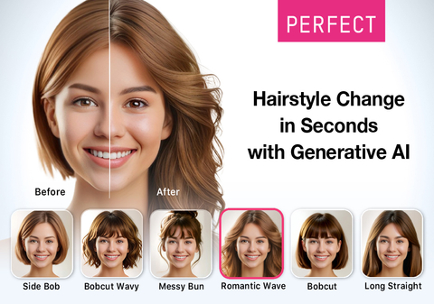 Hairstyle Change in Seconds with Generative AI.